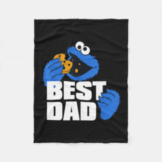 Bester Papa Blaues Monster Lustiger Cookie-Liebhab Fleecedecke