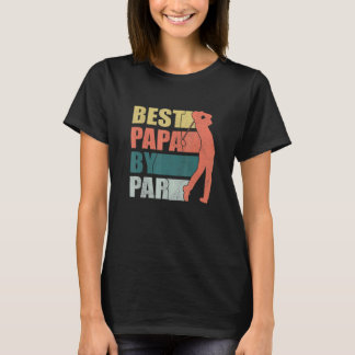 Bester Papa By Par Golf Vatertag Opa 2022 T-Shirt