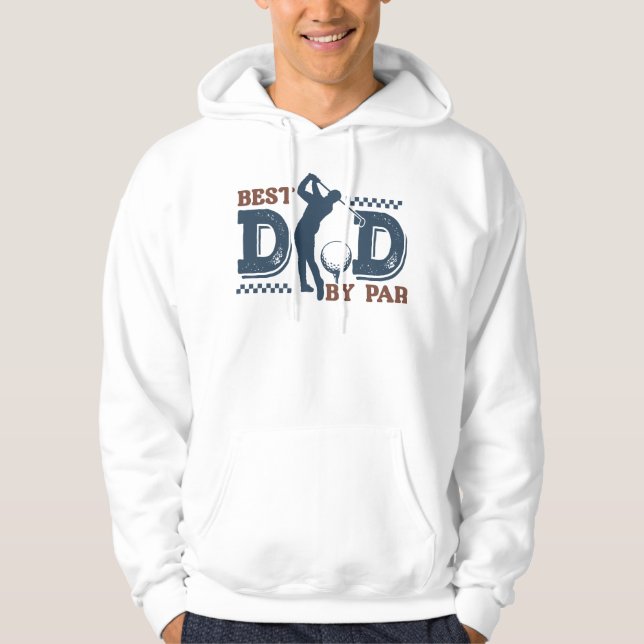 Bester Papa By Par Hoodie (Vorderseite)