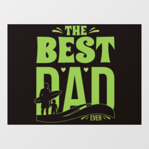 Bester Papa der Welt Fensteraufkleber
