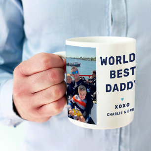 Bester Papa der Welt Foto Andenken Kaffeetasse