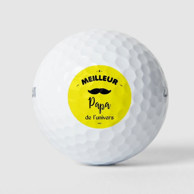 Bester Papa der Welt Golfball (Vorderseite)