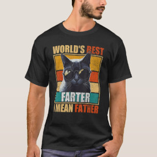 Bester Papa der Welt, ich meine Vater, Bester Katz T-Shirt