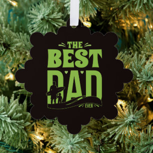 Bester Papa der Welt Ornament Karte