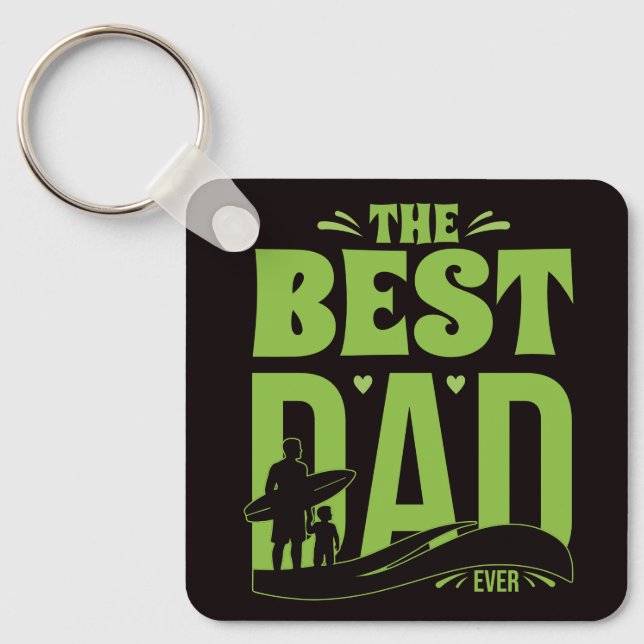 Bester Papa der Welt Schlüsselanhänger (Vorderseite)
