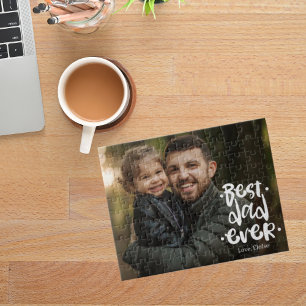 Bester Papa ever Foto Vatertagsgeschenk Tochter