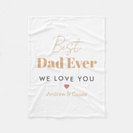 Bester Papa Fleecedecke