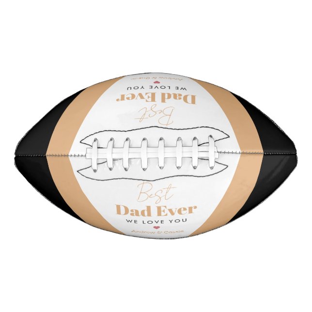 Bester Papa Football (Vorderseite)