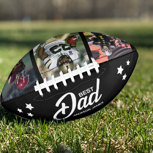 Bester Papa Foto-Collage Fußball Football