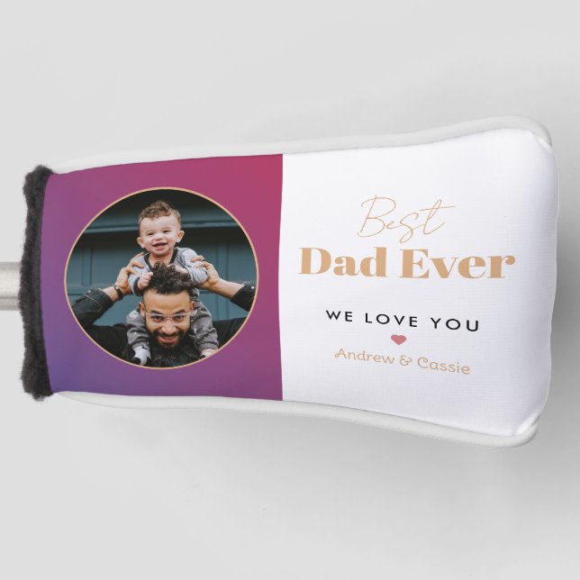 Bester Papa Golf Headcover (Vorderseite)
