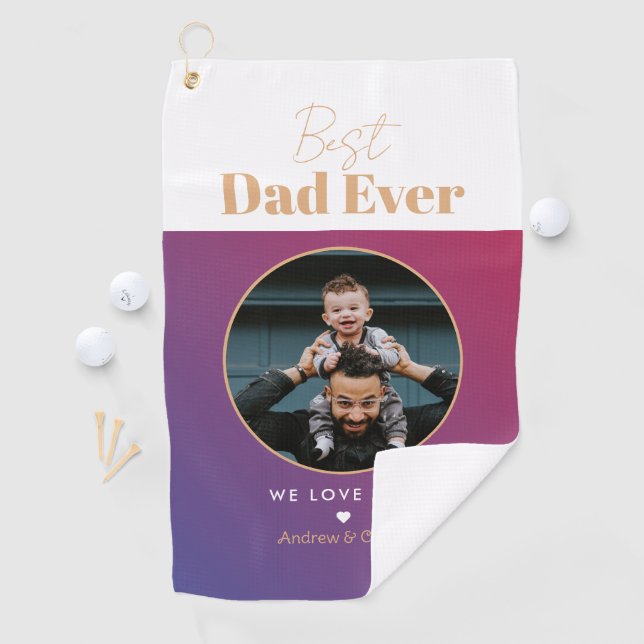 Bester Papa Golfhandtuch (Insitu)