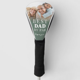Bester Papa Grüner Foto Vater Golf Headcover