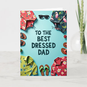 Bester Papa im Sommer Karte