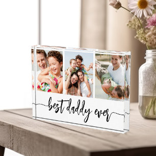 Bester Papa je - Fotomaterial zum Vater Fotoblock