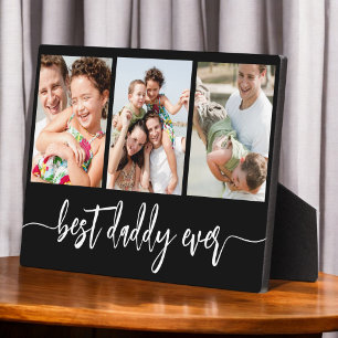 Bester Papa je - Fotomaterial zum Vater Fotoplatte