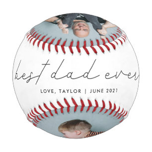 Bester Papa je modernes Drehbuch 2 Foto Baseball