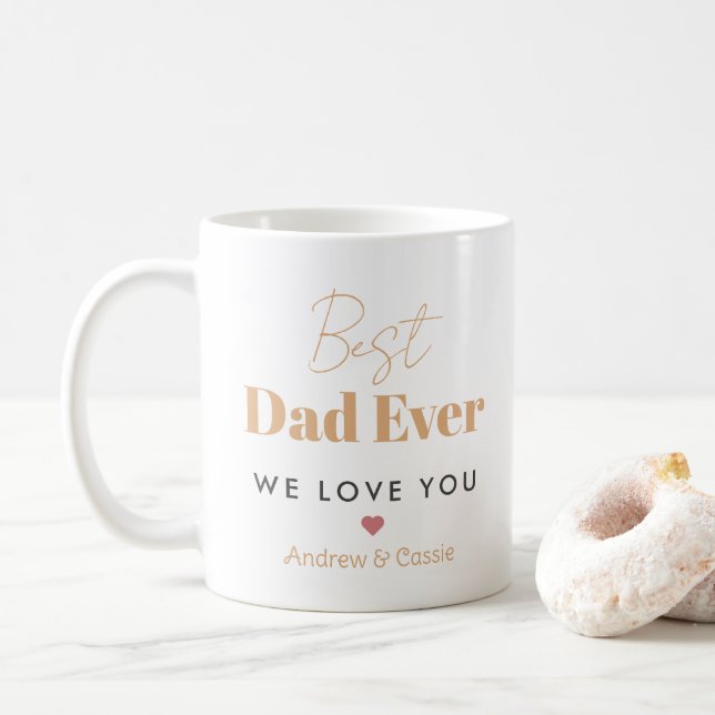 Bester Papa Kaffeetasse (Mit Donut)