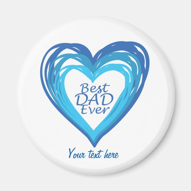 Bester Papa Magnet (Vorne)