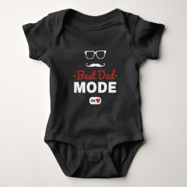 Bester Papa-Modus Ein Baby-Body | Süßes Geschenk f Baby Strampler