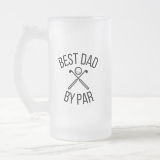Bester Papa nach Par Mattglas Bierglas