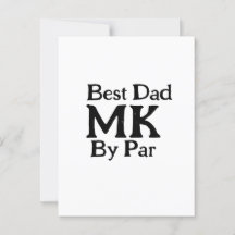 Bester Papa nach Par Monogramm Vater Tag einfache 