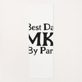 Bester Papa nach Par Monogramm Vater Tag einfache Yogamatte