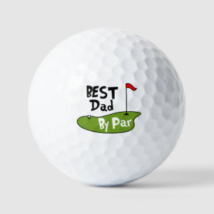 Bester Papa nach Par-Vorgabe Personalisierter Name Golfball