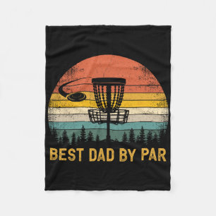 Bester Papa Par - Disc Golf Vater zum Vatertag  Fleecedecke