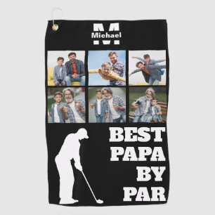 Bester Papa Par Golf mit benutzerdefinierten 6 Fot Golfhandtuch