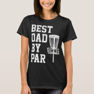 Bester Papa Par-lustiges Disc-Golf-Geschenk T-Shirt
