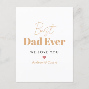 Bester Papa Postkarte