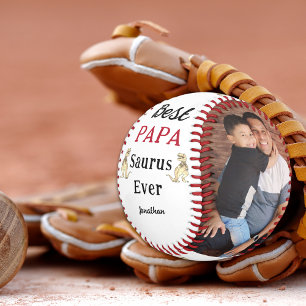 Bester Papa Saurus überhaupt Personalisierte Fotos Baseball