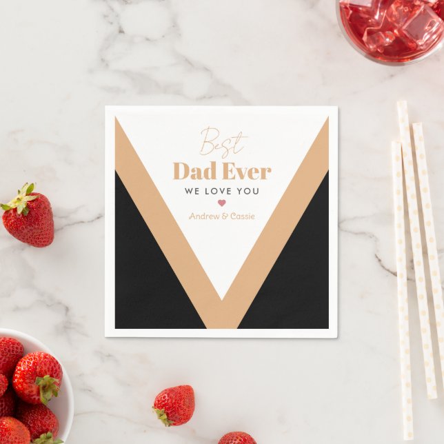 Bester Papa Serviette (Beispiel)