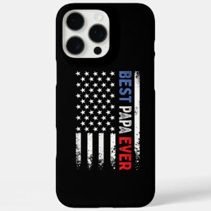 Bester Papa-Tag des Vaters mit amerikanischer Flag iPhone 16 Pro Max Hülle