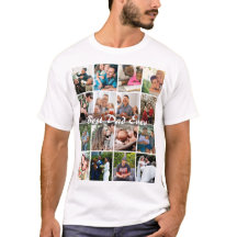 Bester Papa überhaupt 16 Foto-Collage Personalisie