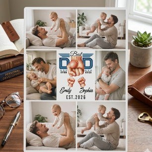Bester Papa überhaupt Personalisiert   Benutzerdef Fotoplatte