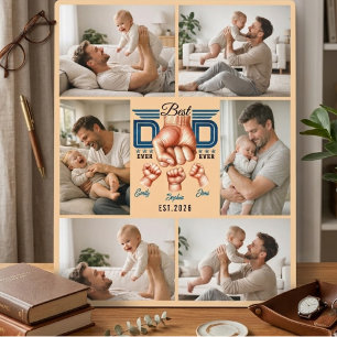 Bester Papa überhaupt Personalisiert   Benutzerdef Fotoplatte