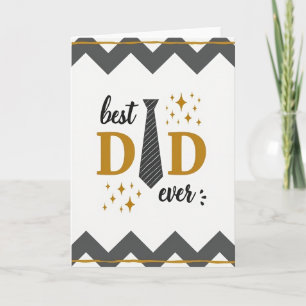 Bester Papa überhaupt Tie Art Karte