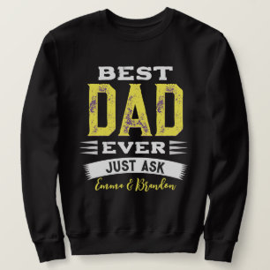Bester Papa Vater Aller Zeiten Frag Mich Nur Lusti Sweatshirt