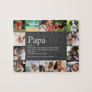 Bester Papa Vater Definition 14 Foto-Spaß Grau