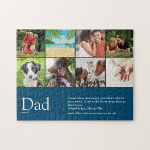 Bester Papa, Vater, Vater Definition 6 Foto Blau