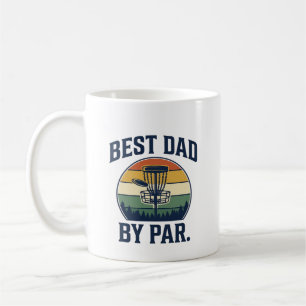 Bester Papa von Par Disc Golf Vintage-Sunset-Desig Kaffeetasse