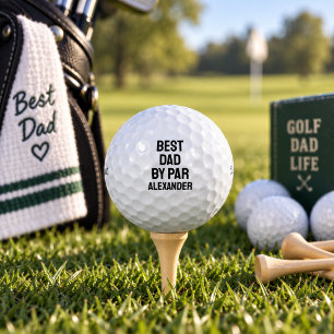 Bester Papa Von Par Frohen Vatertag Golfball