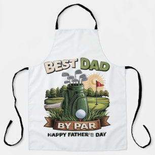 Bester Papa von Par Golf-Vater Lustig Schürze