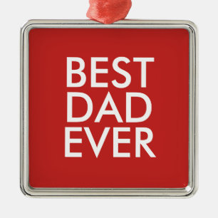 Bester Papa   Weihnachtsgeschenkidee Ornament Aus Metall