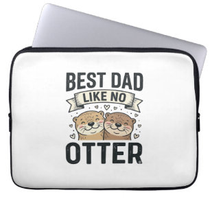 Bester Papa wie kein anderer Otter Süßer Otter Vat Laptopschutzhülle