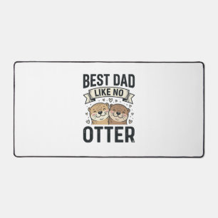 Bester Papa wie kein anderer Otter Süßer Otter Vat Schreibtischunterlage