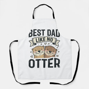 Bester Papa wie kein anderer Otter Süßer Otter Vat Schürze