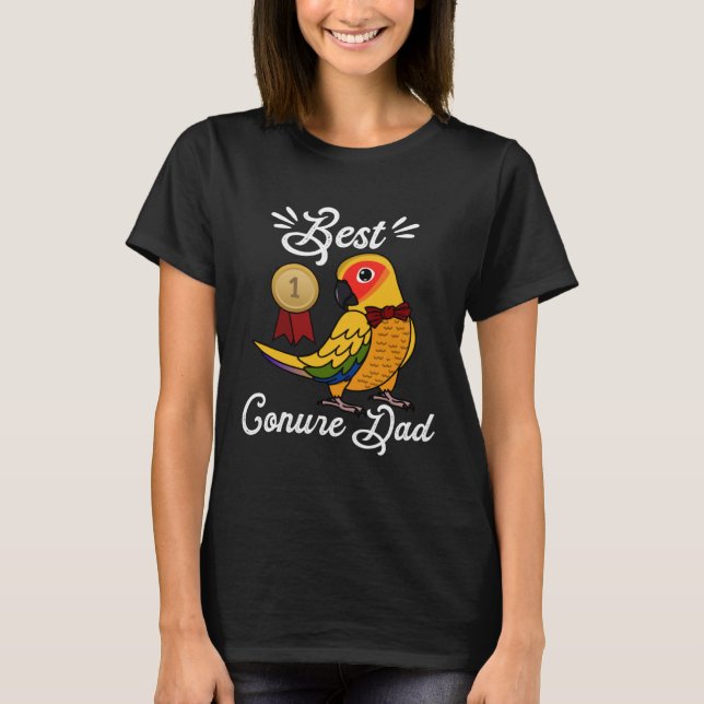 Bester Papagei-Vater T-Shirt (Vorderseite)