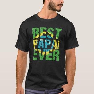 Bester Papai je brasilianischer Vater Vater Brasil T-Shirt
